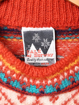 ノルディック風デザインセーター