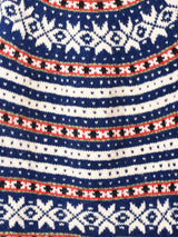 総柄 ノルディックセーター