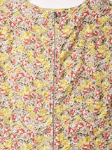 小花柄 スリーブレスワンピース