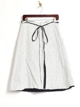 ドット柄 リバーシブル ラップスカート