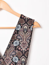 Meridian ペイズリー柄 タペストリーノースリーブワンピース