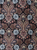 Meridian ペイズリー柄 タペストリーノースリーブワンピース