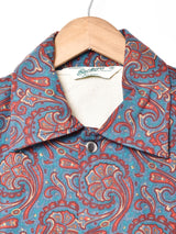 【3色展開】Backers ペイズリー柄 コーチジャケット