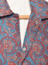 【3色展開】Backers ペイズリー柄 コーチジャケット