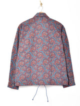 【3色展開】Backers ペイズリー柄 コーチジャケット