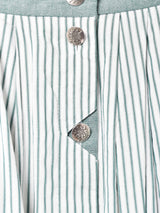 ストライプ フレアスカート