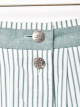 ストライプ フレアスカート