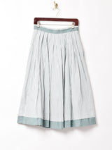 ストライプ フレアスカート