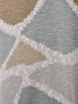 柄ニットベスト