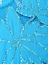 カットワーク×スパンコールトップス