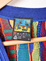 オーストラリア製 3Dカーディガン