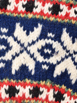 総柄 ノルディックセーター