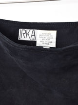 スエード ラップフリンジスカート