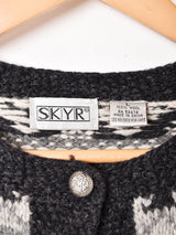 総柄 カーディガン