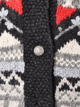 総柄 カーディガン