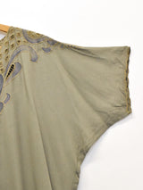 フロントオープン カットワークトップス