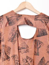 アメリカ製 バックオープン 長袖ワンピース