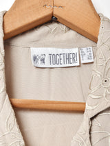 スリーブレス カットワークトップス