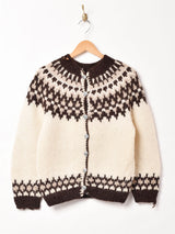 アイスランド製 ノルディックカーディガン