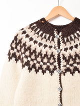 アイスランド製 ノルディックカーディガン