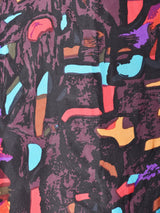 総柄 シルクシャツ