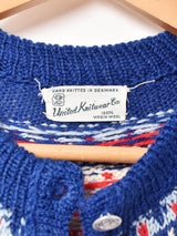 デンマーク製 ハンドニット ノルディックカーディガン