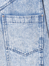 ケミカルウォッシュデニムコート