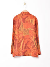 総柄 長袖シャツ