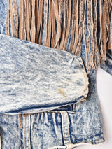 フリンジデニムジャケット