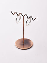 2ライン フープ シルバーピアス