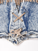 フリンジデニムジャケット