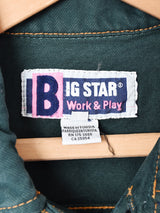 後染め デニムベスト