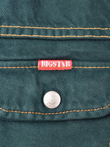 後染め デニムベスト