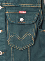 後染め デニムベスト