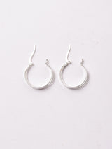 2ライン フープ シルバーピアス