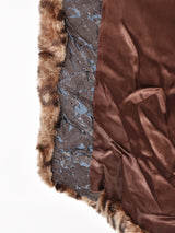 フランス製 レオパード柄 ファーコート