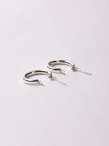 パイプ フープ シルバーピアス