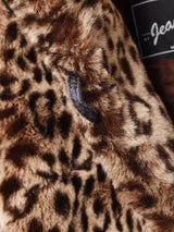 フランス製 レオパード柄 ファーコート