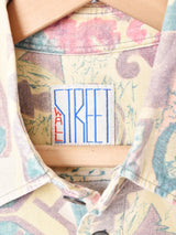 総柄 半袖シャツ