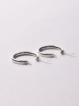 パイプ フープ シルバーピアス