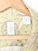 総柄 オープンカラーシャツ