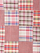 スリーブレス チェック柄シャツ