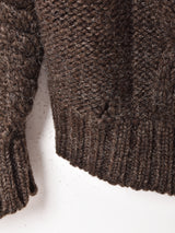 ウッドボタン チロル カーディガン