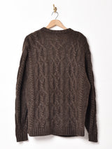 ウッドボタン チロル カーディガン