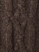 ウッドボタン チロル カーディガン