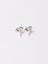 スモールフラワー シルバーピアス