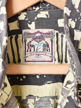 総柄 半袖シャツ