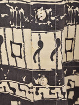 総柄 半袖シャツ