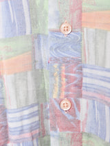 総柄 半袖シャツ