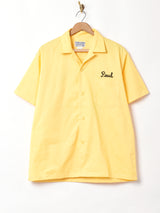 【4色展開】TEMPTATION チェーンステッチ オープンカラーシャツ